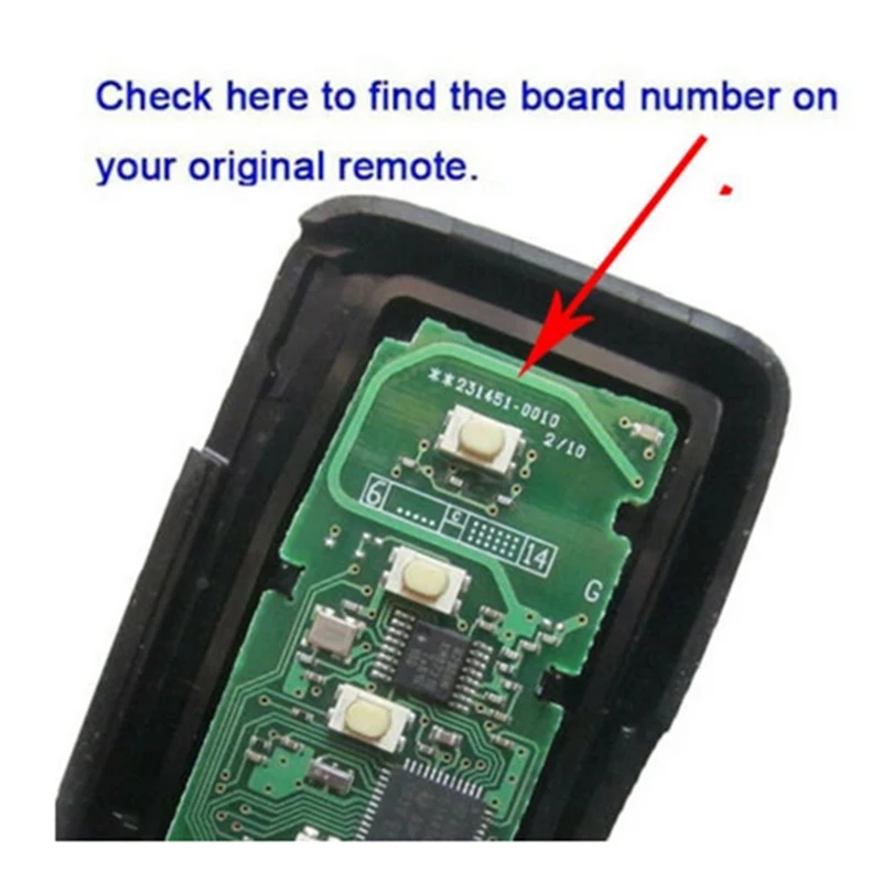 DIYKEY dla Toyota Tacoma 4Runner Tundra 2020 2021 2022 inteligentny pilot zdalnego sterowania bezkluczykowego 314.3 MHz Board ID: 231451 -0010 FCC: