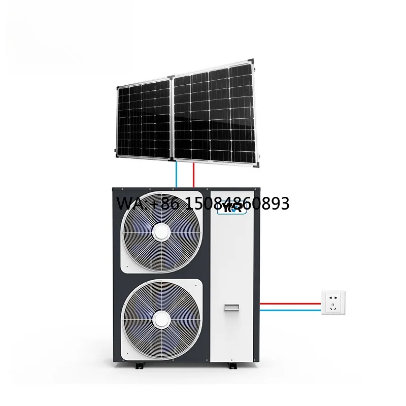 10kw 20kw  Wifi Solar Heat Pump, Photovoltaic Air Source for Heating & Cooling