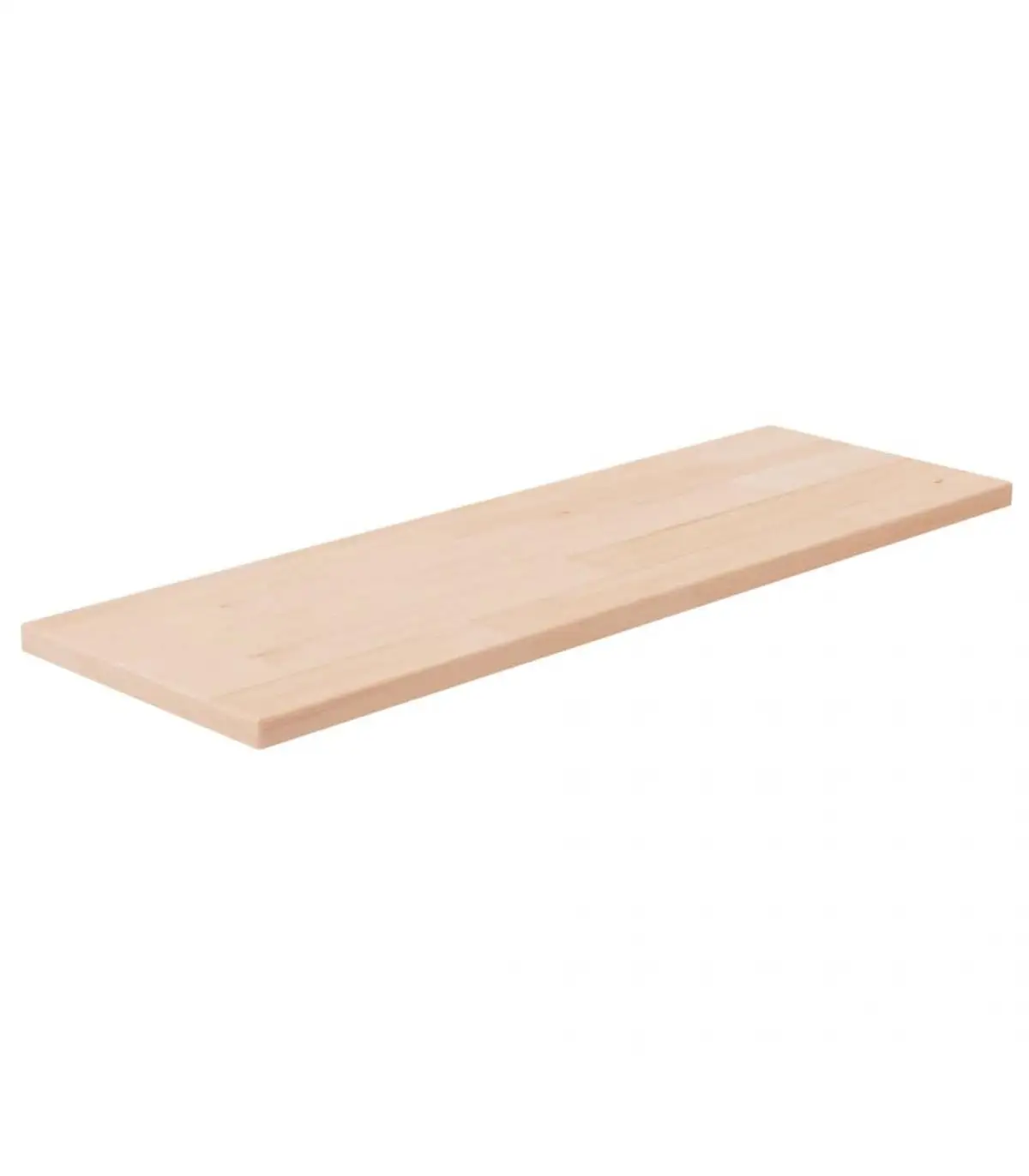 Untreated Oak Solid Wood Shelf Board Shelf and Shelf 60x20x1,5 cm