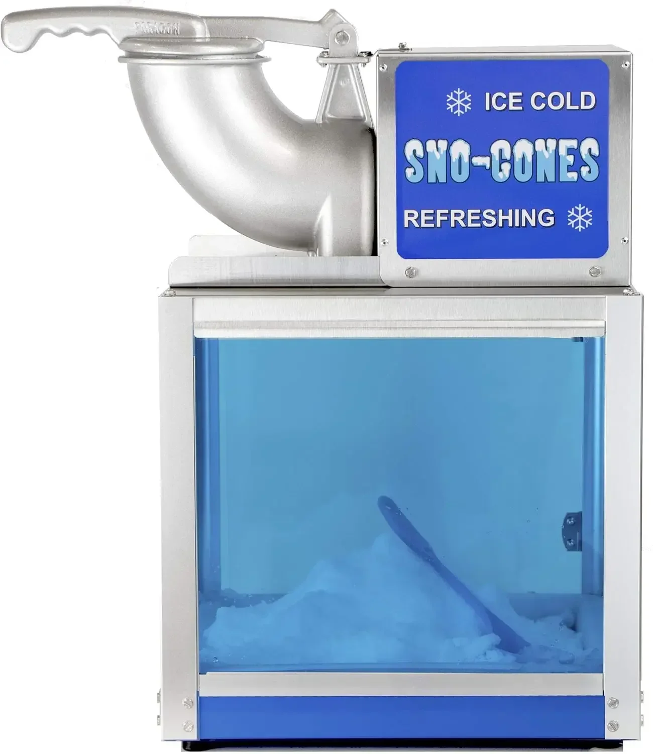 Paragon - Manufactured Fun Arctic Blast SNO Cone Machine for Professional Concessionaires Requiring Commercial Heavy Duty Snow