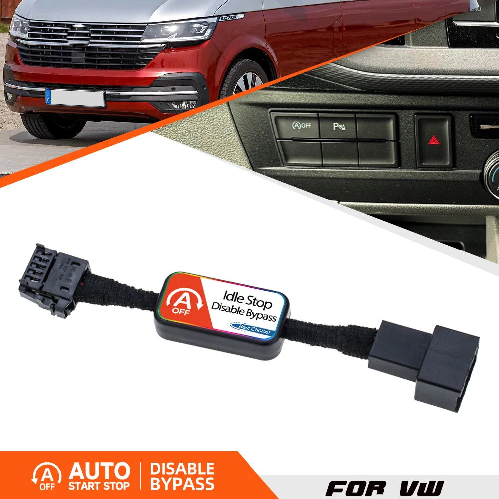 

For 2019-2024 VW Transporter Caravelle Multivan California T6.1 Automatic Start&Stop Eliminator Engine System Off Device Cable