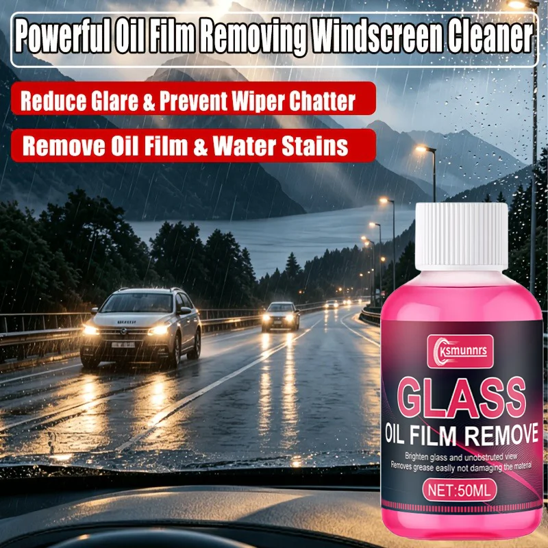 Glass Cleaner Streak - น้ำยาทำความสะอาดกระจกรถยนต์สูตรเข้มข้น สำหรับกระจกใสไร้รอยขีดข่วน มองเห็นชัดเจน ปลอดภัย ใช้งานง่าย น้ำยาทำความสะอาดกระจกรถยนต์
