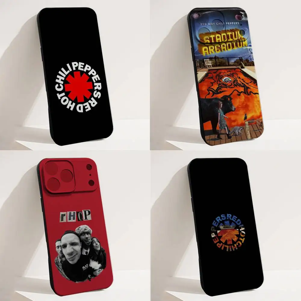 

R-Red Hot Chili PeppersS RHCP Phone Case For iPhone 17,16,15,14,13,12,11,X,XS,8,7,Pro,Max,Plus,E,SE4,Air,Mini Soft TPU Gift