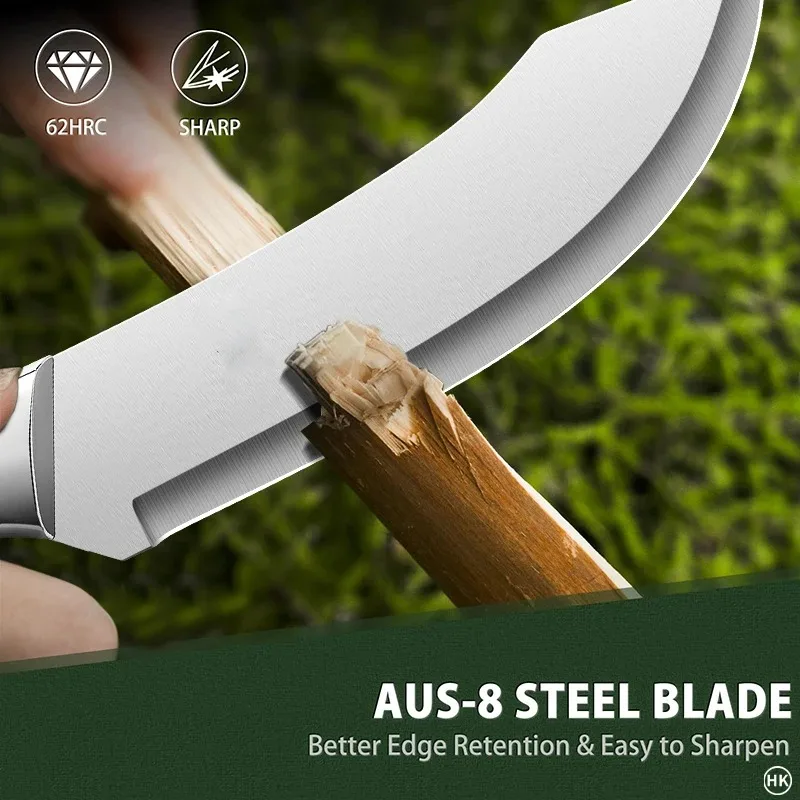 Stainless Steel Ultra Sharp Bending Fracture Knife, Suitable for Precise Cutting, Trimming and Peeling by Professional Butchers