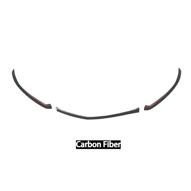 

3Pcs/set Front Lower Bumper Lip Splitter Canard Trim For Mercedes-benz A Class W177 A180 A200 A220 A250 AMG 2019+