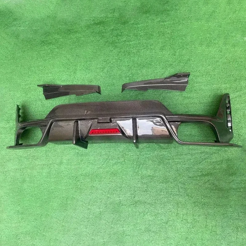 Car Accessories upgrade body kit For BMW 3 Series G20 G28 TD Style Carbon Fiber Back lip Car Rear Bumper diffuser spoiler Shunt