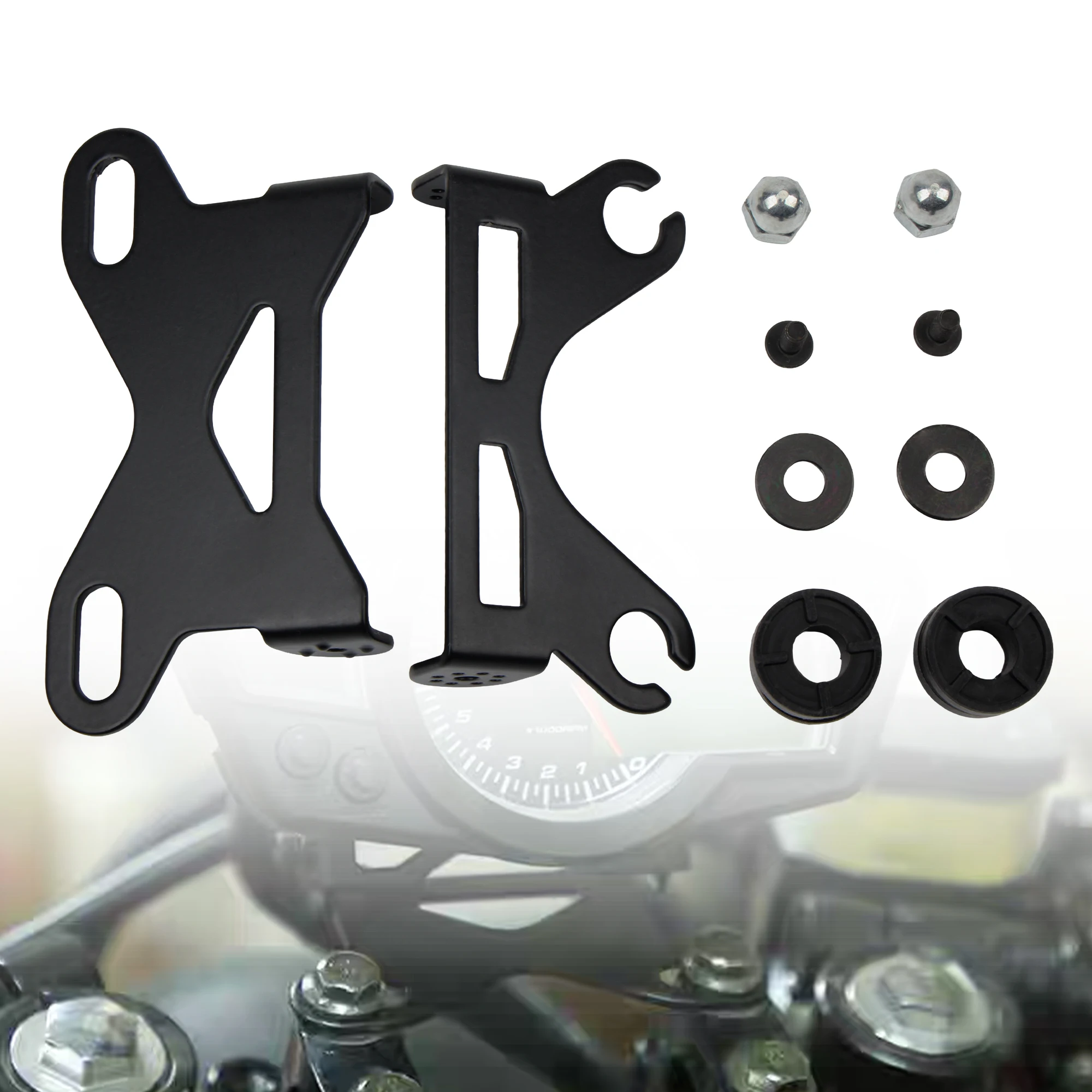 

For Most Motorcycles Dashboard Bracket Aluminum Accessories Speedometer Odometer Mounting Bracket Quick Install Design