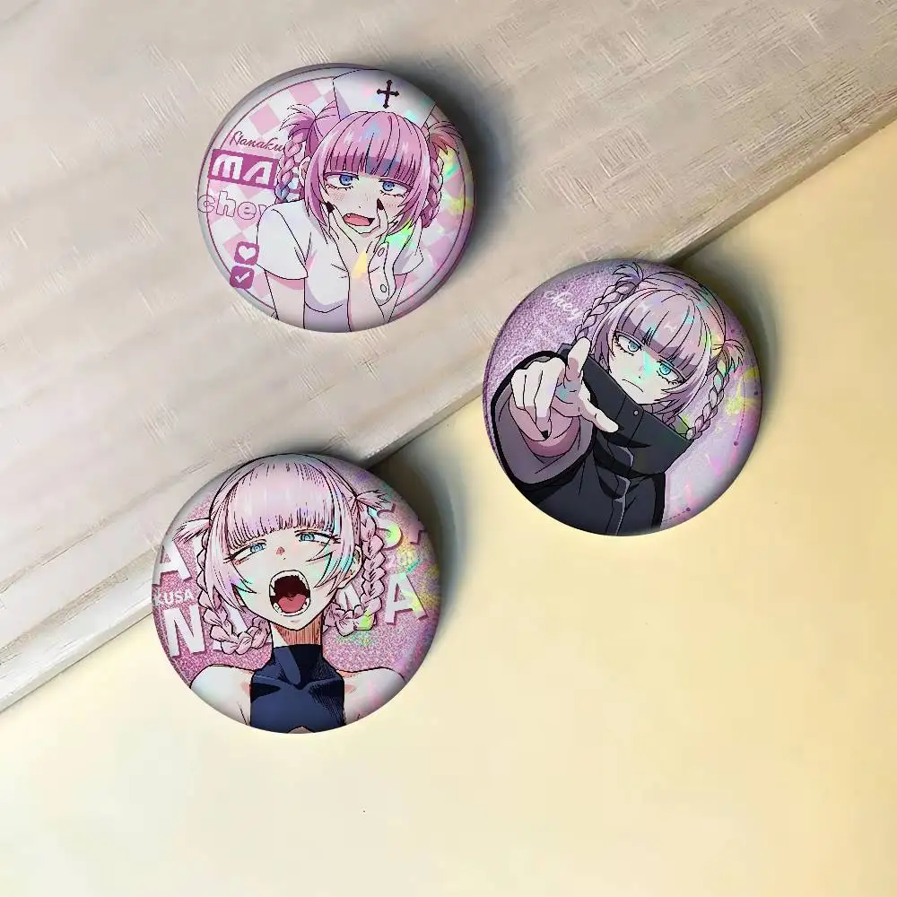 ANIME Nanakusa Nazuna    Anime Brooches Cute Cartoon Badge Jacket Jeans Lapel Pin Gift Accessorie
