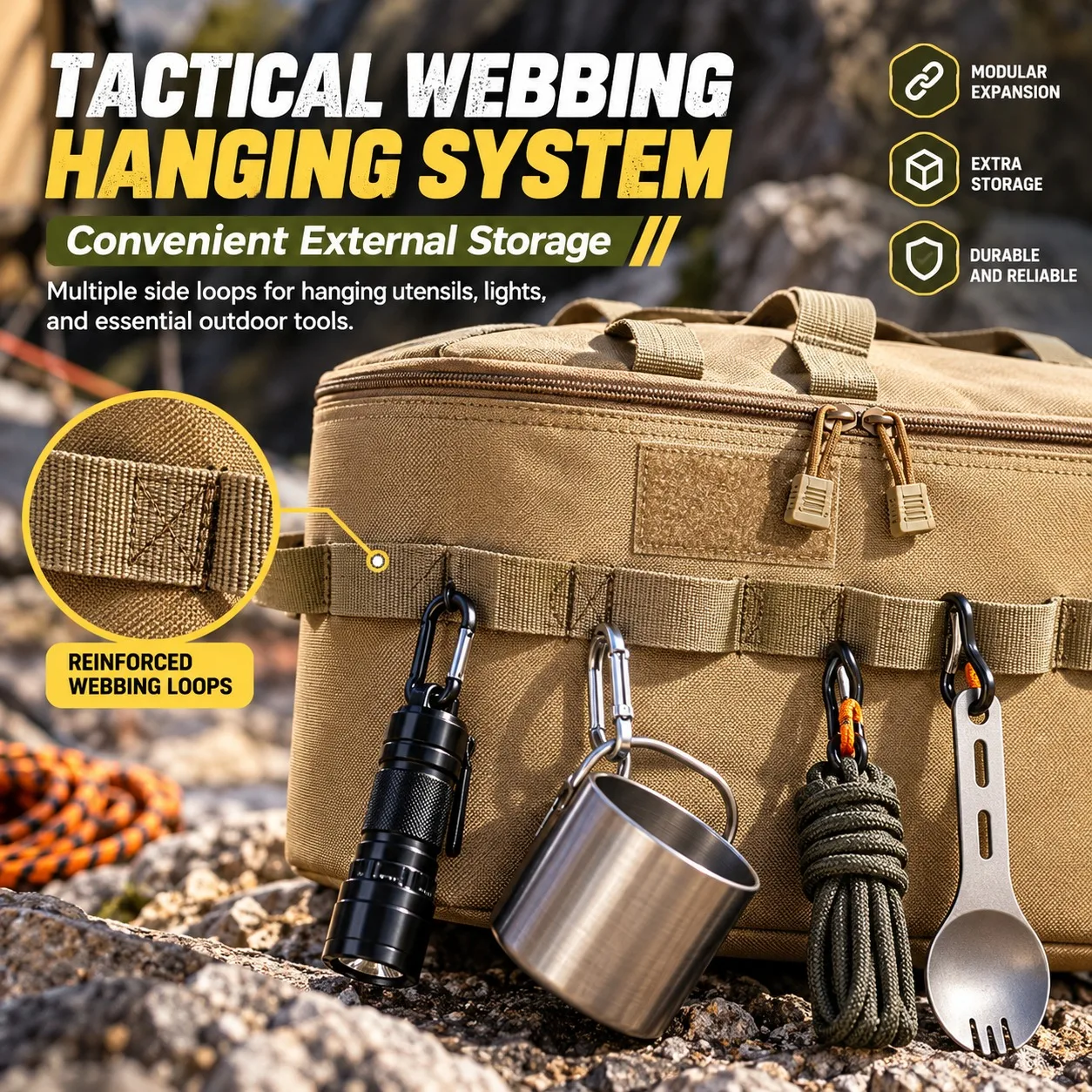 Sac de rangement multifonction - Camping Cooking Organizer avis et prix