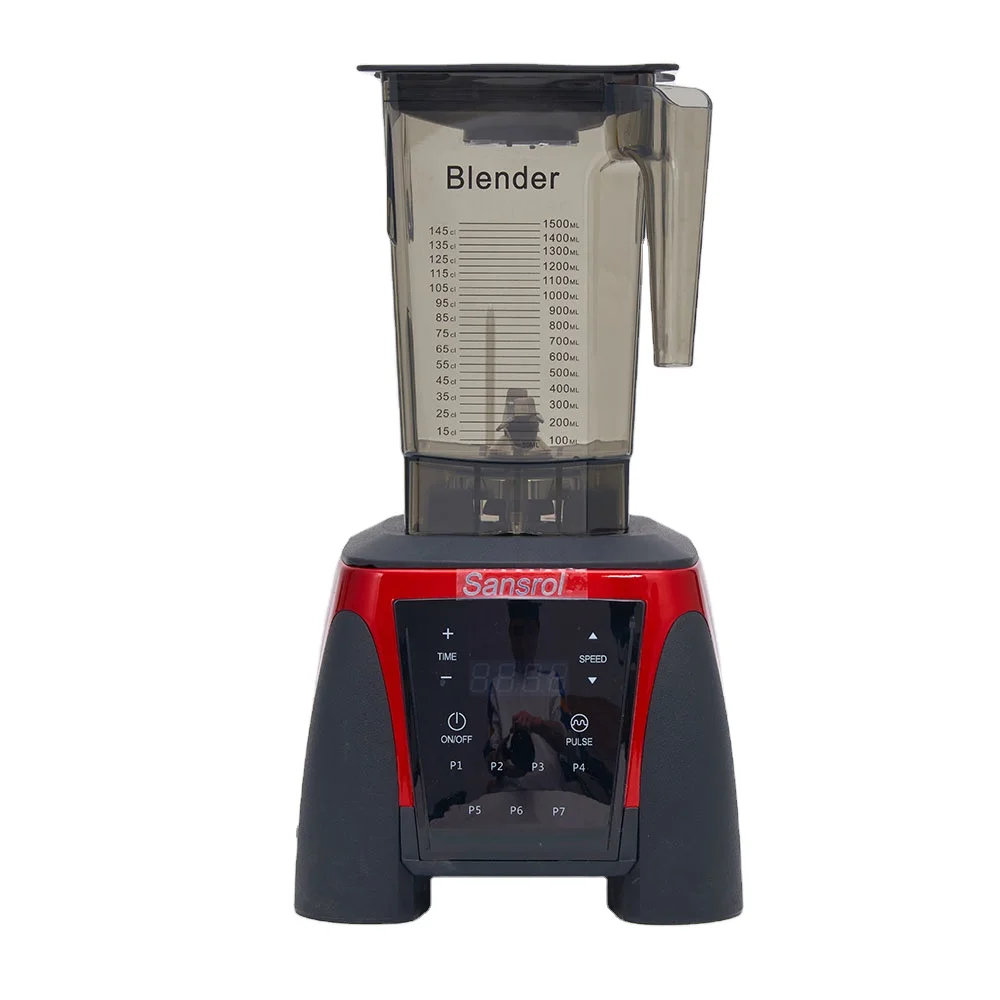 Commercial 1.8-litre Food Processing Desktop Electric Ice Breaker with Mute Lid Mixer Commercial Sand Ice Machine Juice