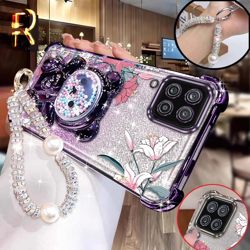 

Чехол-держатель браслета A 12, чехол для телефона Samsung M13 A15 F12 A04 A22 A02S M02 A12S A03S A12 M12 A12Nacho Cover