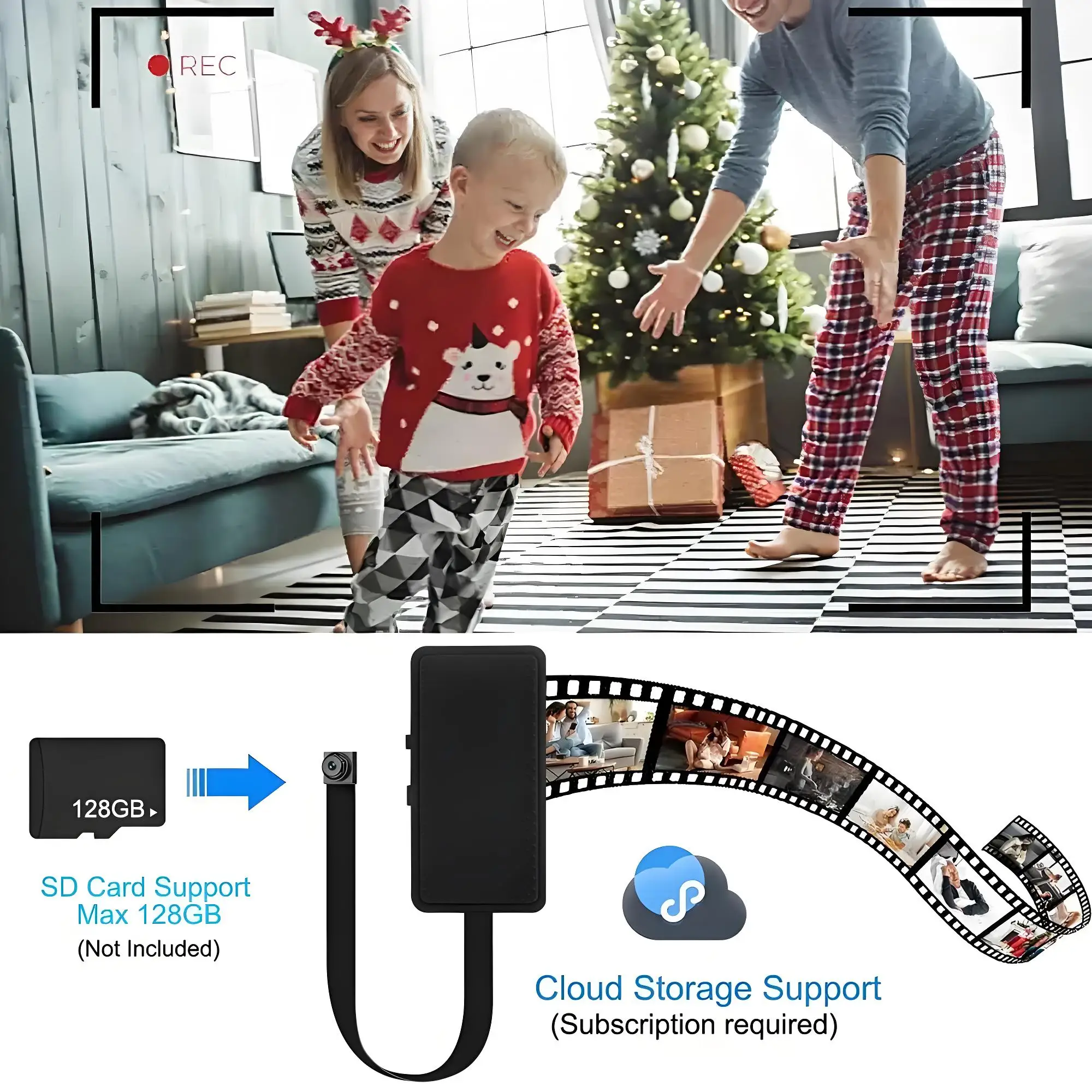 DIY HD1080P Wifi Mini Camera Draagbare Kleine Cam Micro Camcorder P2P Draadloze Webcam Loop Recording Ondersteuning Remote Viewing