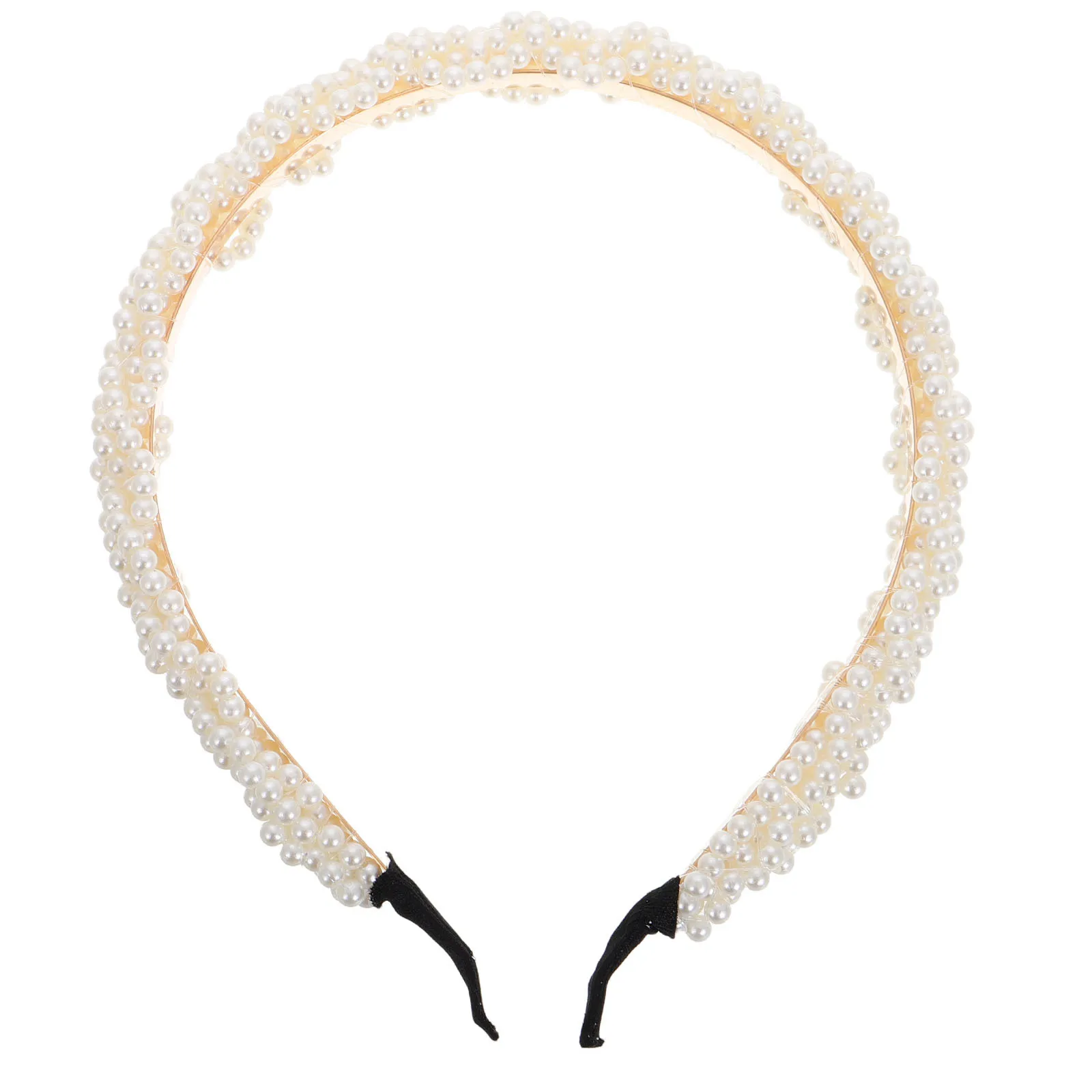 

Pearl Headband White Elegant Bridal Crown Beaded Hair Accessories Wedding Bridesmaids Party Hairband White Hair Accessories