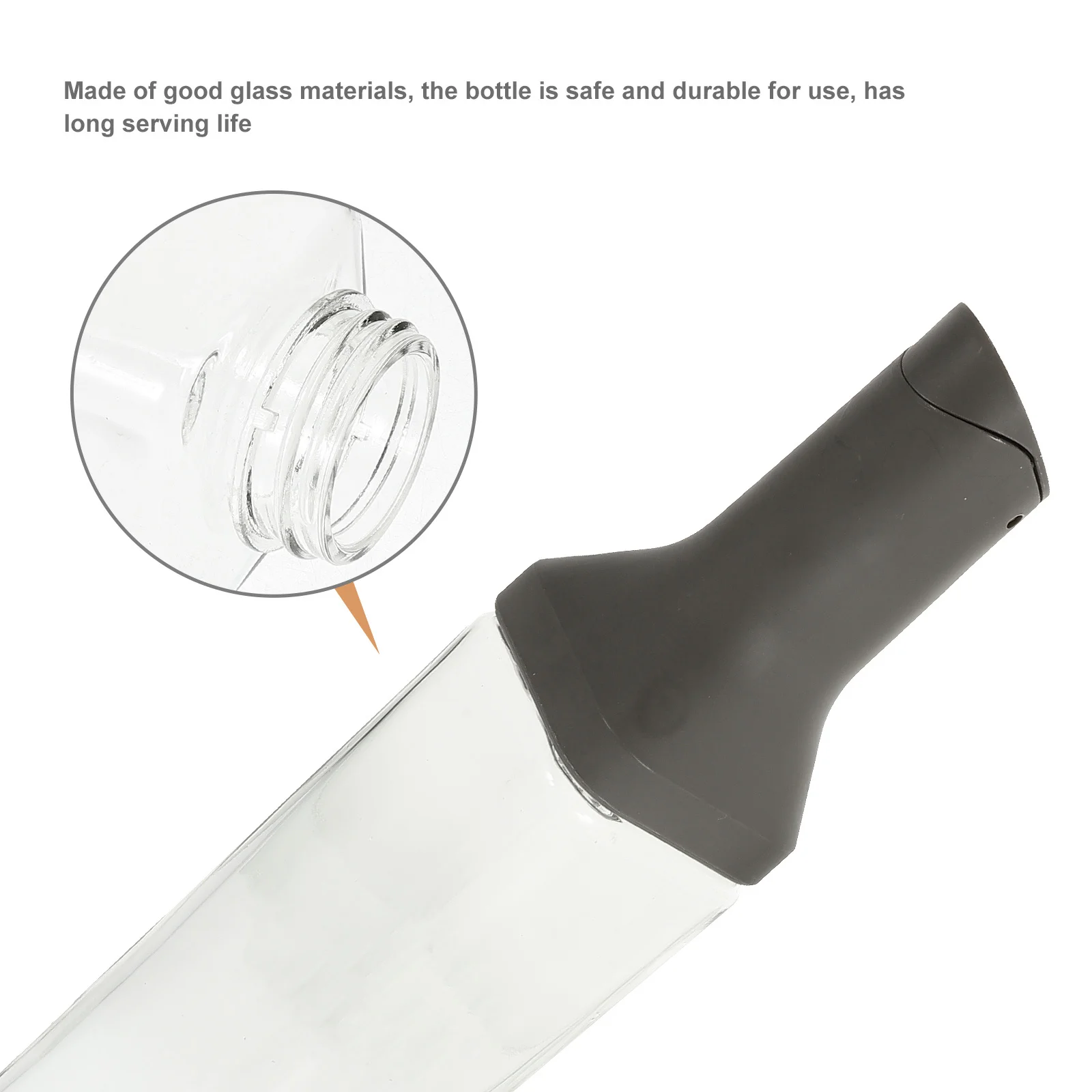 

2 шт., стеклянные диспенсеры для масла, герметичная кухонная бутылка для уксуса, контейнер для соевого соуса, горшок для оливкового масла, держатель для приготовления соуса