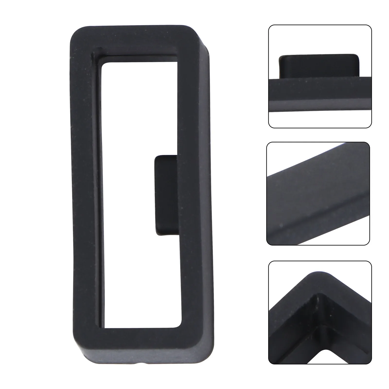 2PCS Silicone Watch Band Loop Bands Holder for Watches Durable Soft Environmental Friendly Replacement Strap Ring Weave