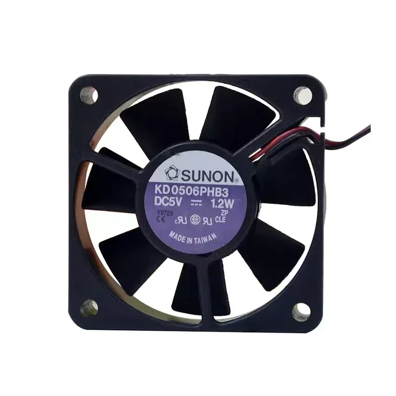 For SUNON KD0506PHB3 6015 5V 1.2W 6cm USB Cooling Fan for Hard Disk Video Recorder