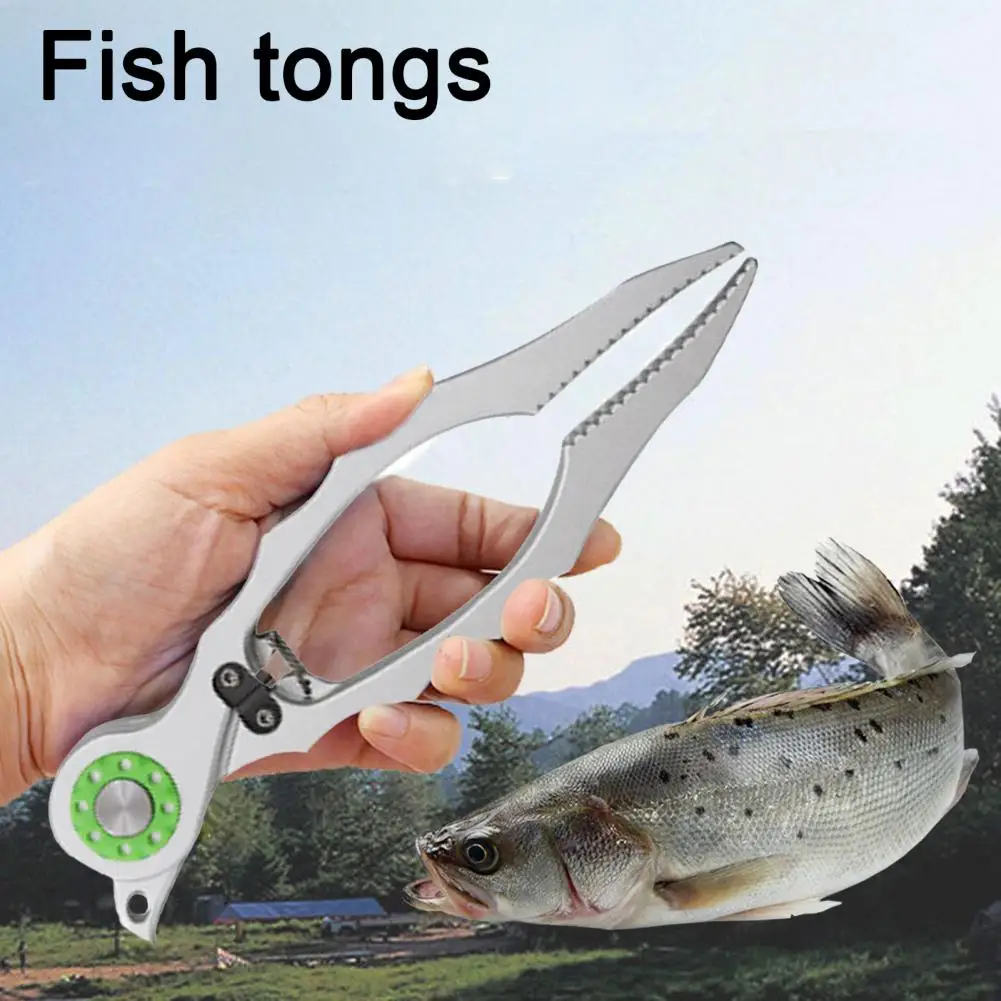 Cloth Bag Packaged Fish Plier Comfort Grip Fishing Tool Ergonomic Fish Plier with Double Tungsten Cutters Anti-slip for Anglers