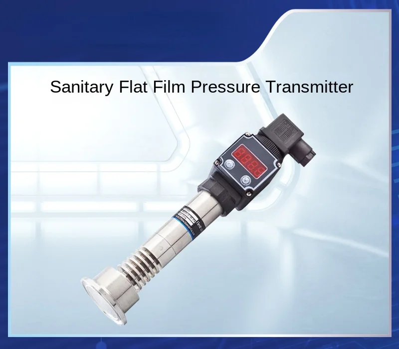 

Sanitary flat film pressure transmitter