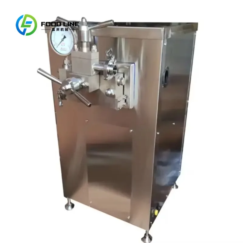 

Customized High Pressure Homogenizer Lab Scale Small Capacity Emulsification Homogenizer For Milk Yogurt Sauce Making Equipment