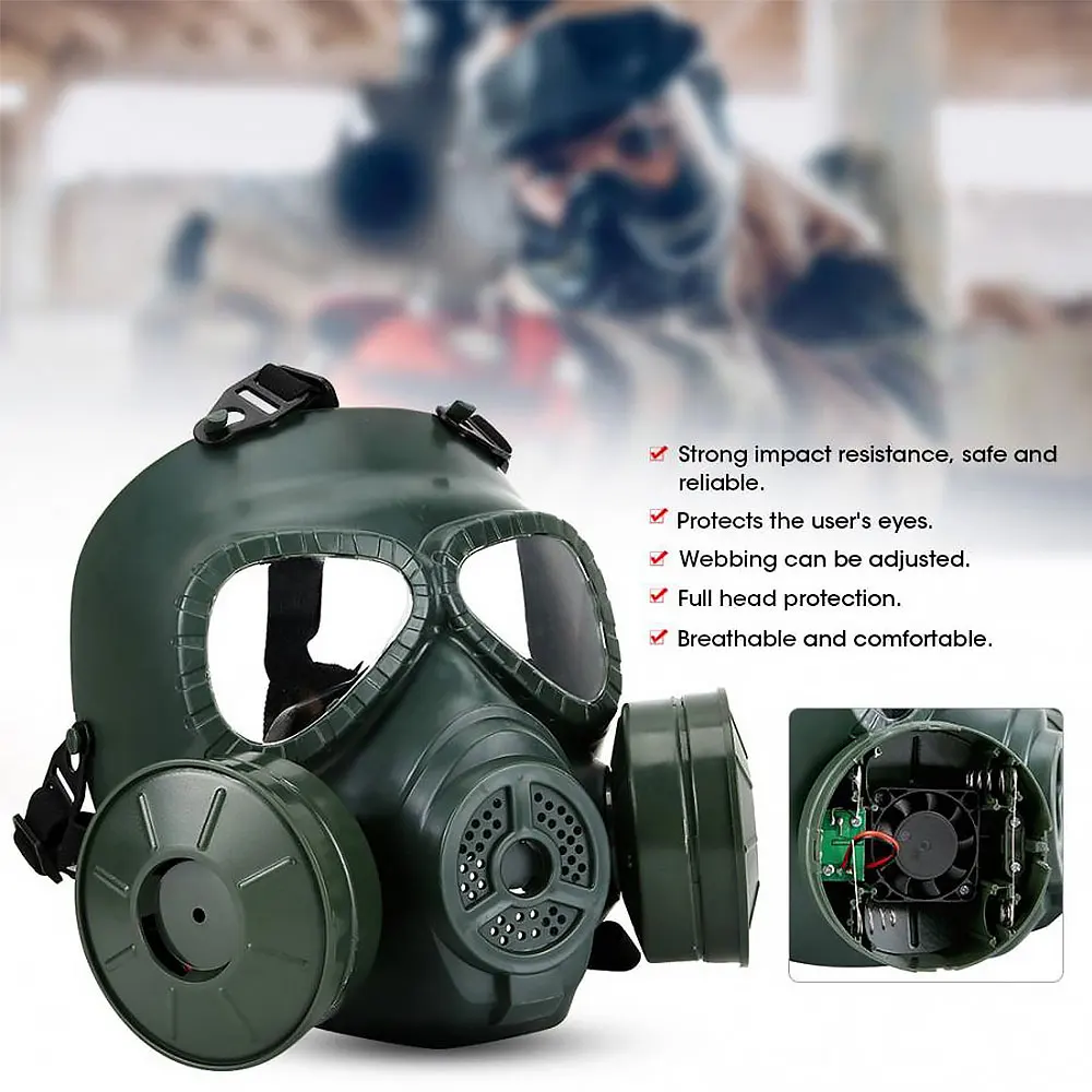 2023 nuovo M04 per Airsoft BB Gun CS Cosplay Costume protettivo Full Face maschera antigas Skull cinturino regolabile