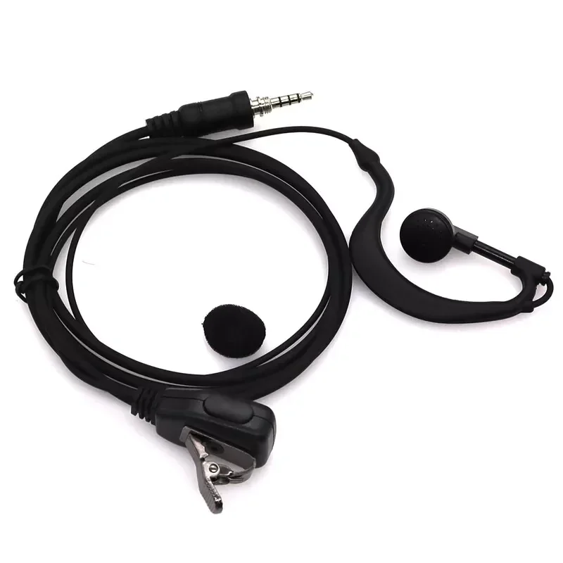 1 Pin 3.5mm Walkie Talkie PTT Earpiece Speaker Mic Headset for Yaesu Vertex VX-6R VX-7R FT-270R FT-277R VX-120 Two Way Radio