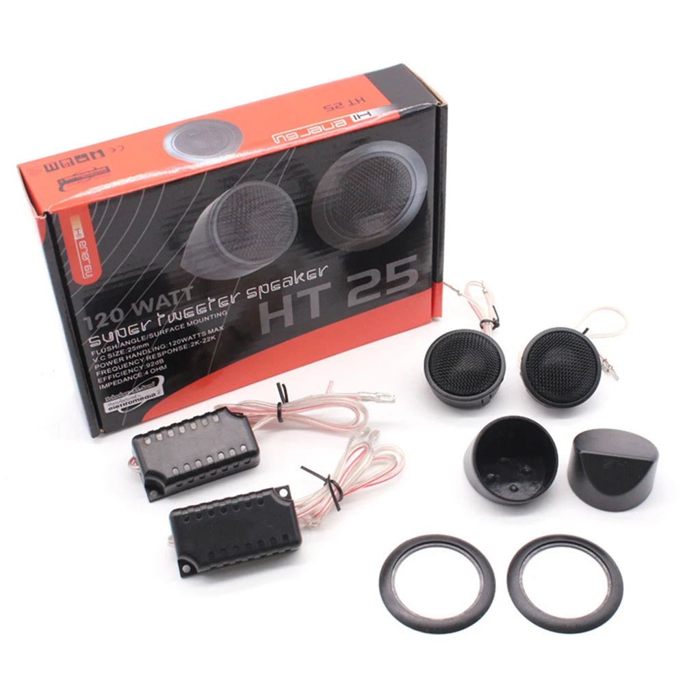 Car Audio Tweeter Ht25 Loudspeaker Tweeter Limiting Filter Capacitor Auto Sound Speaker Modified Parts