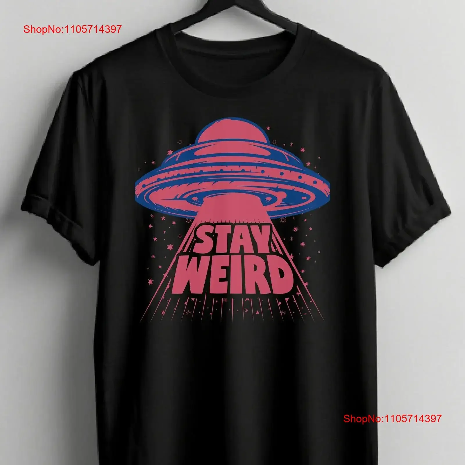 Stay Weird T Shirt Ufo Funny Sarcastic Socially Awkward For Best Friend teen vintage Washed designer clothes Slightly