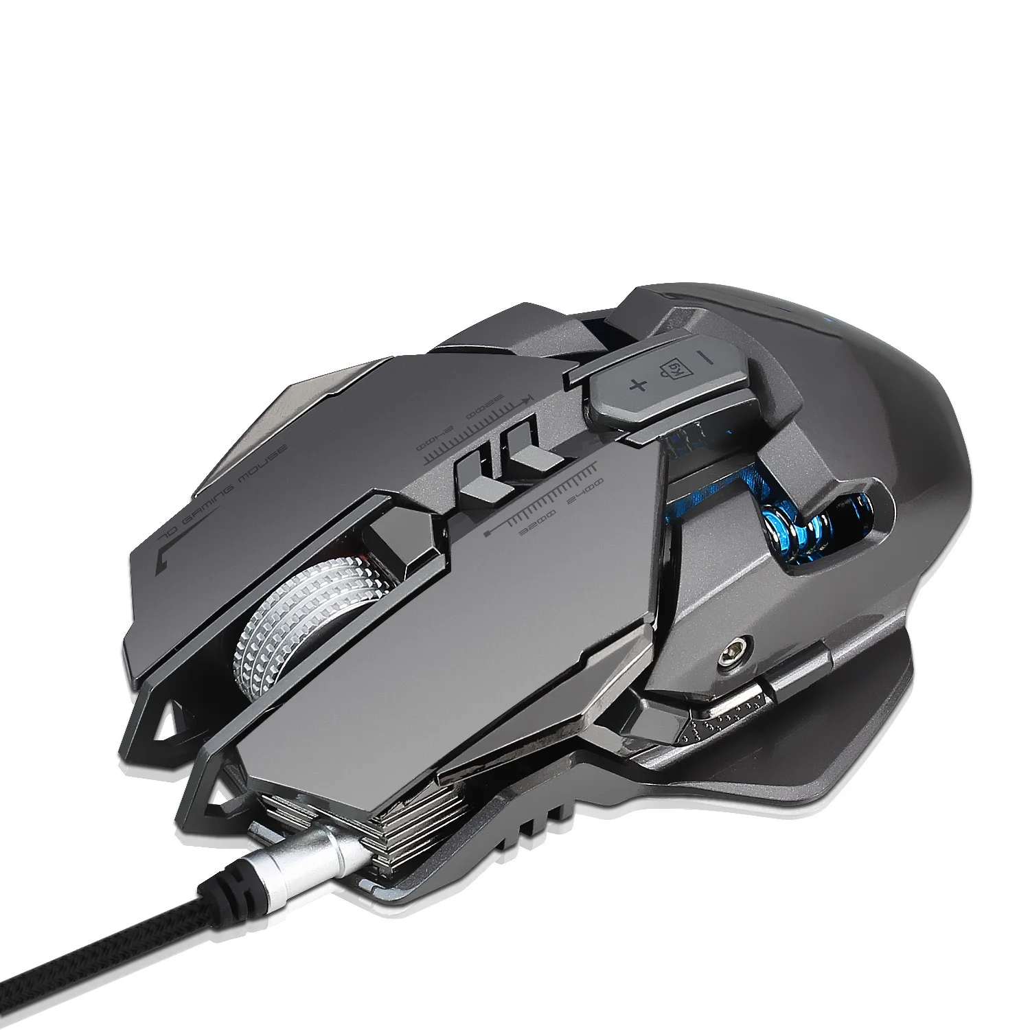 Maus spieler programmier bar USB verkabelt mechanische Gaming-Maus dpi 9 für Computer