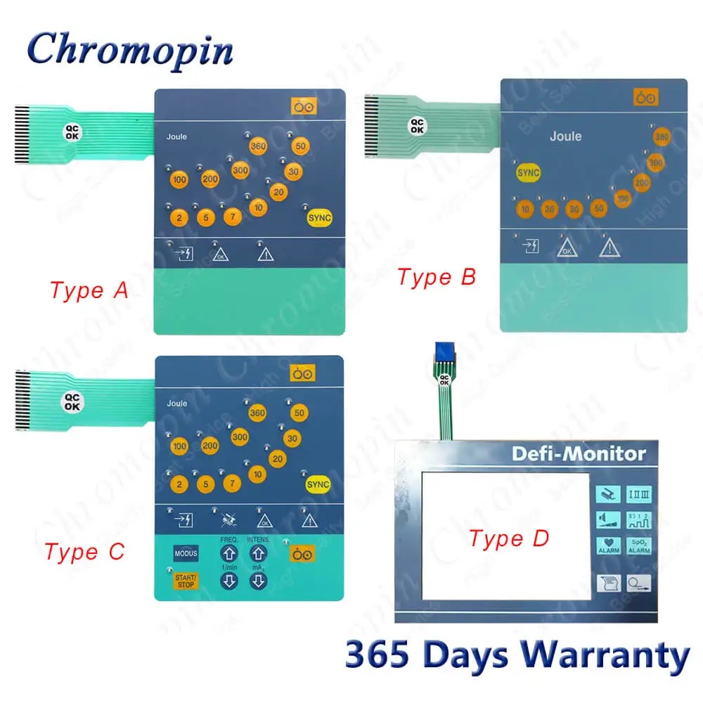 

Membrane Keypad Keyboard Switch for PRIMEDIC Defi-Monitor Joule DM10 DM30 M240 DM1 EC01 Membrane Keyboard Button