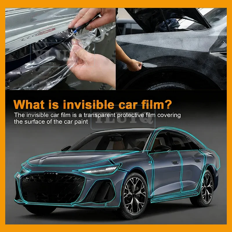 

For Audi A6 2026 2027 Car Paint Protection Film Sticker Anti-scratch Protective Body Sticker Transparent TPU PPF Accessories
