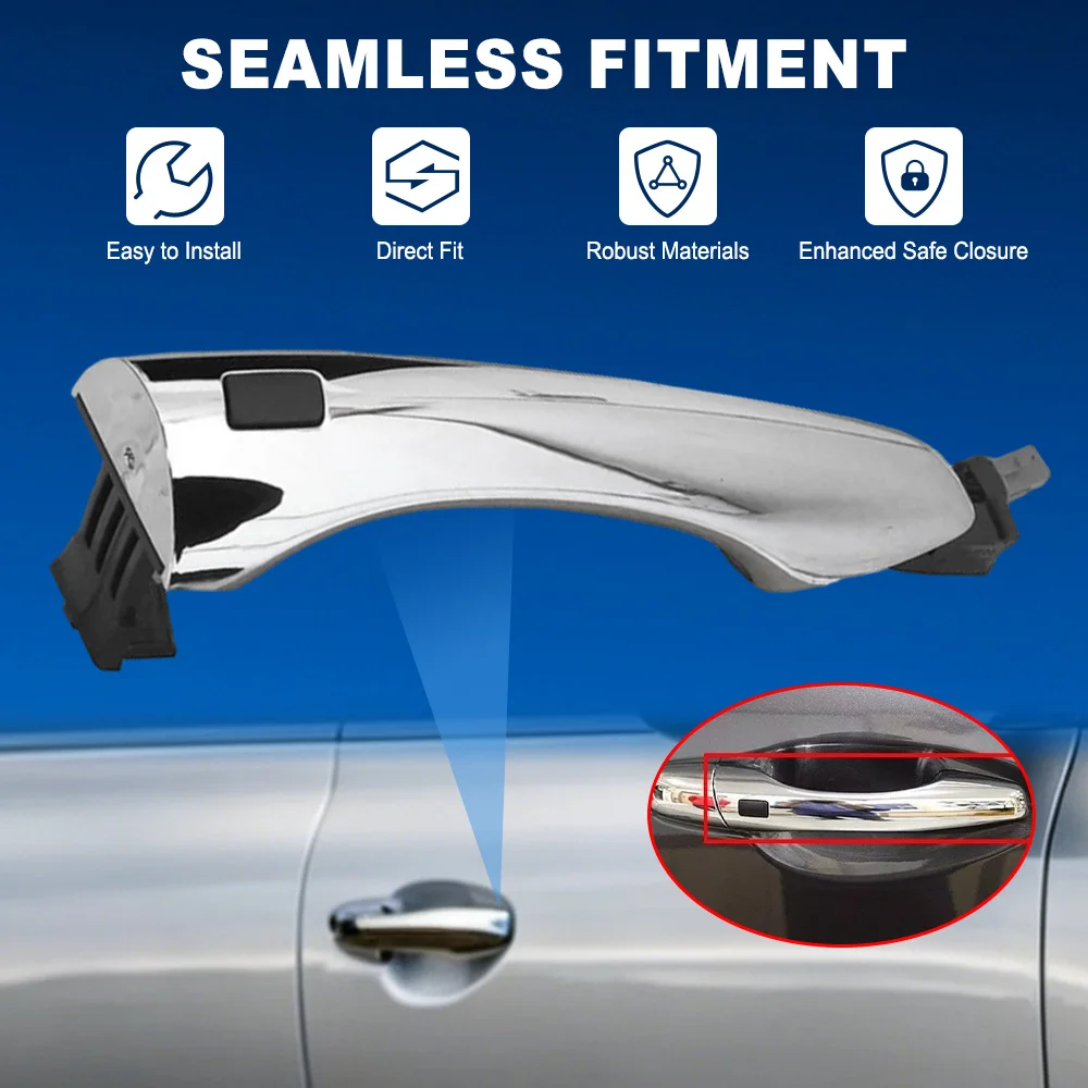

Front Left / Right Exterior Outside Door Handle 82651-C5710 82661-C5710 For Kia Sorento with Smart Key Handles 2015-2020