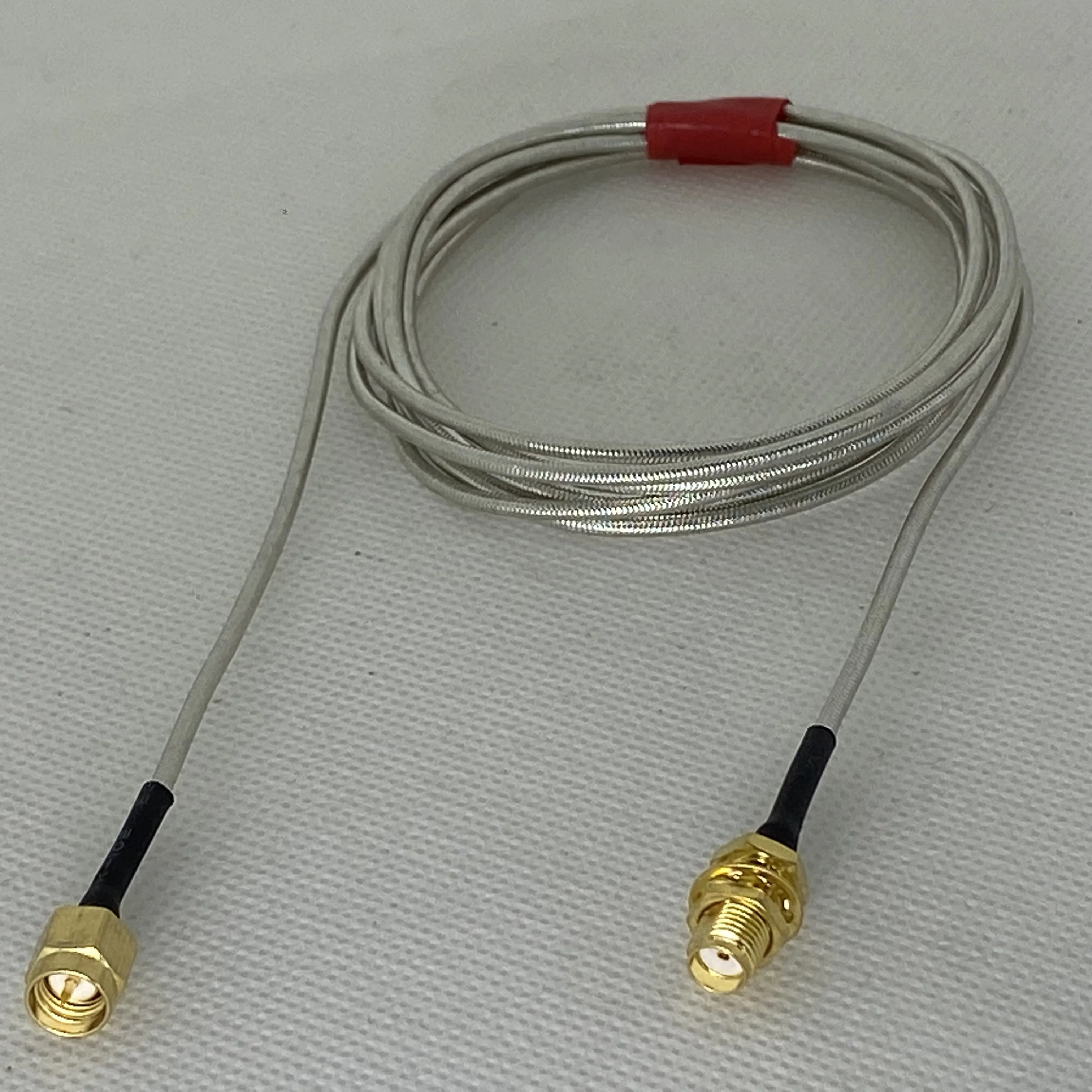 

1pce SMA Male Plug to SMA Female Jack Bulkhead RG405 0.086" Silver Cable Semi-rigid Flexible Pigtail 4inch~20M RF Connector