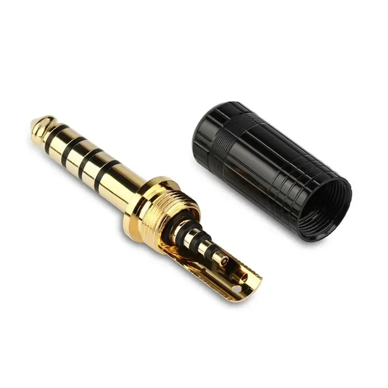 4.4mm Plug Connector Headphone Adapter 5 Poles Balance Interface For 4.4NW-WM1Z/A DIY HiFi Audio 4.4 mm Jack Soldering Method