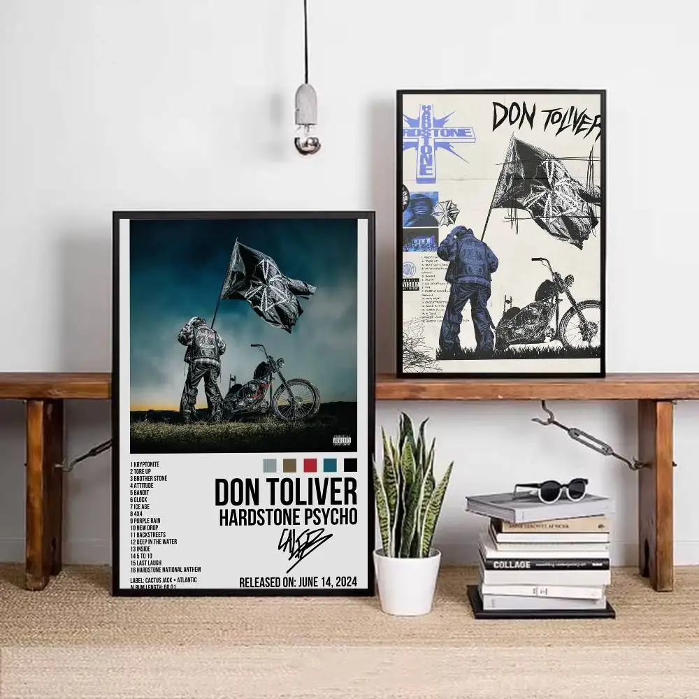 Rapper D-don T-Toliver Love Sick Poster Gallery Prints Self Adhesive Home Decor Decoration Wall Decals Living Room Sticker