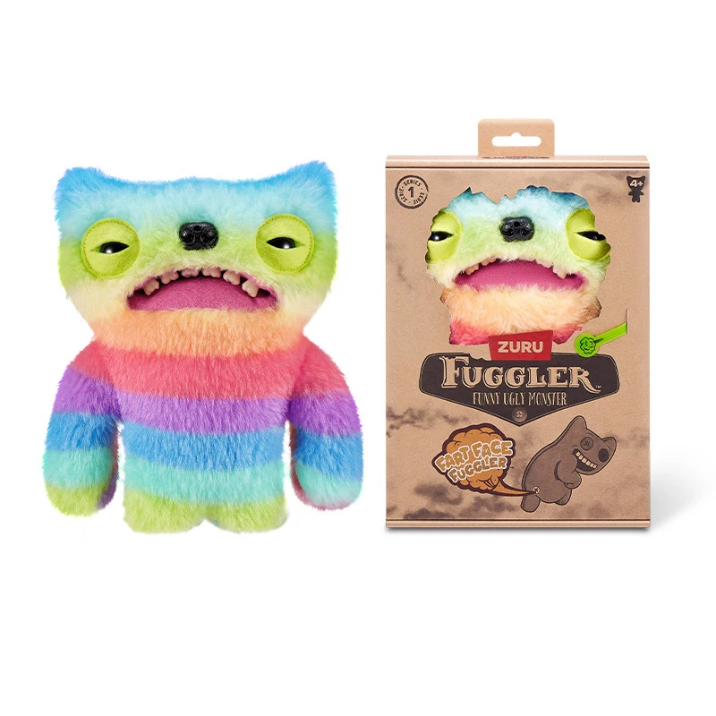 Fuggler Fart Face Doll Fart Sound Series Зубы Монстр Уродливый Kawaii Мультфильм Мягкая плюшевая кукла Игрушка Chlidren Забавные рождественские подарки