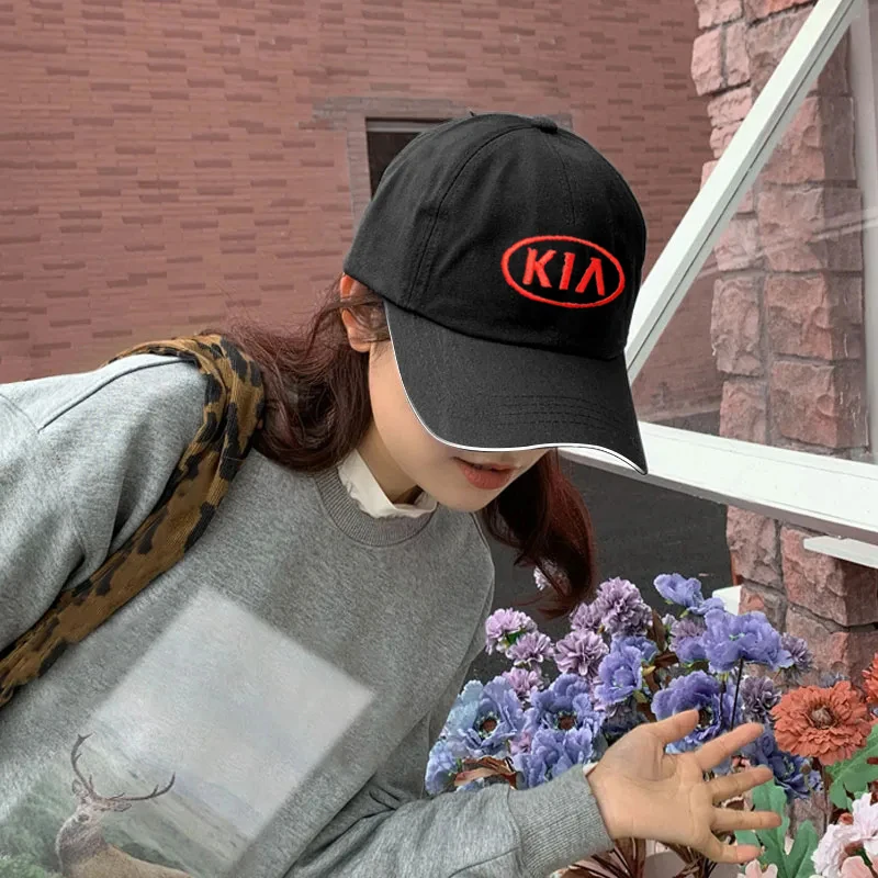 كيا شعار قبعة بيسبول الرجال النساء قابل للتعديل بلغت ذروتها قبعة لكيا EV6 ستينغر ريو سورينتو بيكانتو Ceed بوريغو سيروس K4 K5 K8 K9