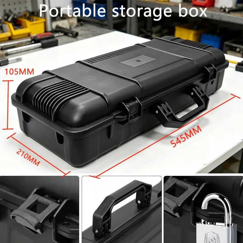 

Case Bag Organizer Storage Box Camera Photography Sights Sealed Shockproof Safety Protector Instrument Tool Box with Sponge