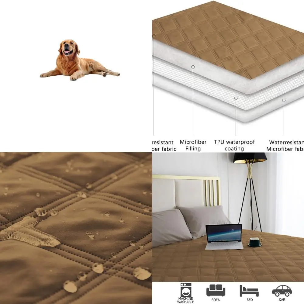 

Non-Slip Waterproof Dog Bedding Cover for Sofas, Couches, and Beds