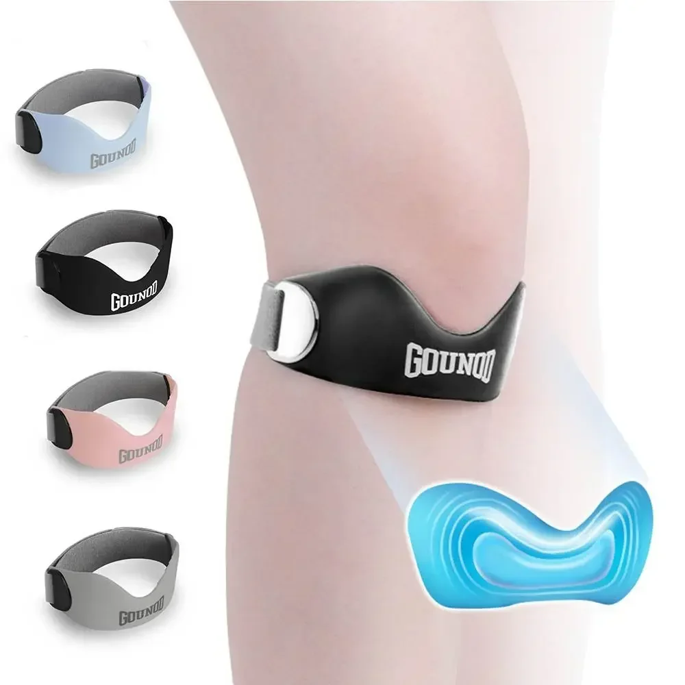 Cushion Pressure Knee Pads Patella Strap Breathable Adjustable Sport Knee Wrap Soft Pressurize Knee Patella Support Runner