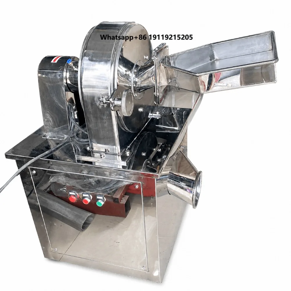 Commercial Grain Milling Machine Wheat Rice Corn Flour Grinder Stainless Steel Pulverizer