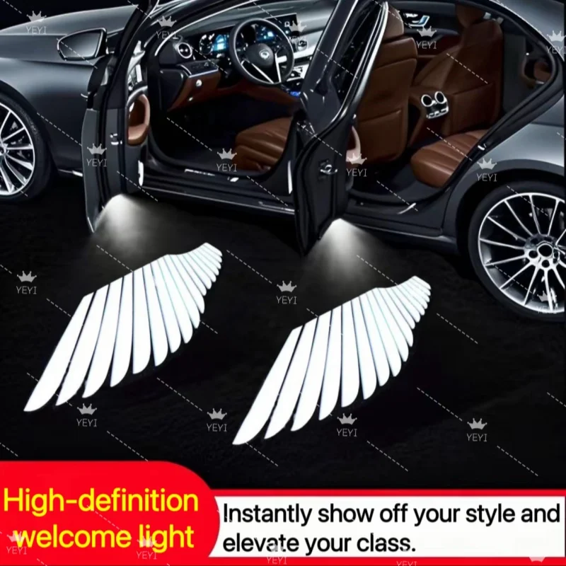 12 فولت سيارة LED مجاملة الباب العارض أجنحة ضوء لبورشه كايين 20032004 2005 2006 2007 2008 2009 ضوء شبح الظل مصباح