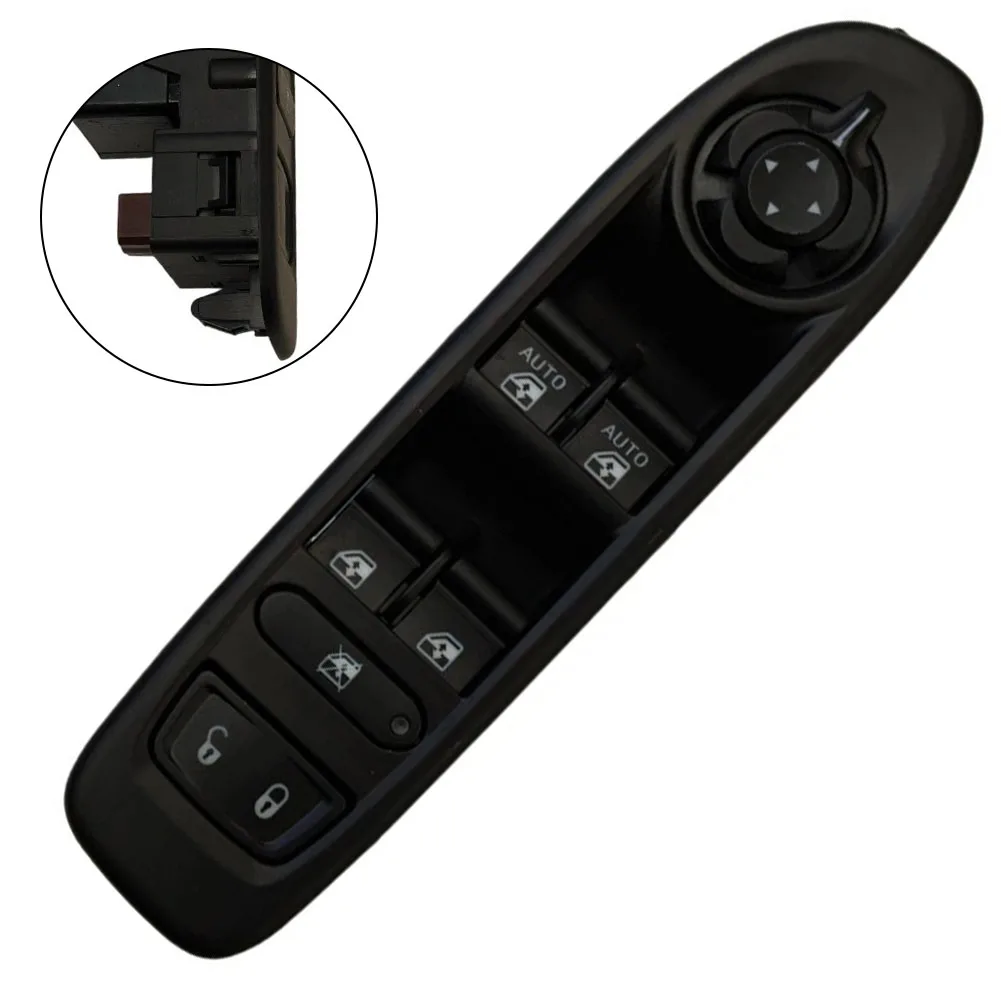 

Window Mirror Switch for Driver Side For Jeep For Compass 2017 through 2021 Plastic Black Part Number 6BZ27LXHAA