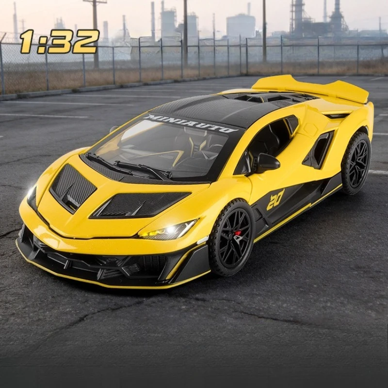 

1:32 Fenomeno Supercar Alloy Diecast Toy Car Model Sound and Light Children's Toy Collectibles Birthday Gift