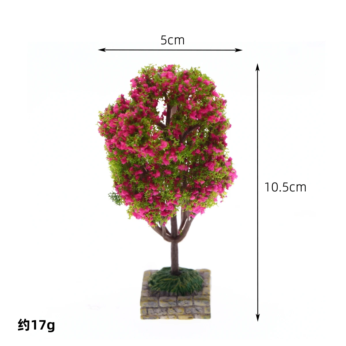 Dollhouse Miniature Flower Tree Model Accessory