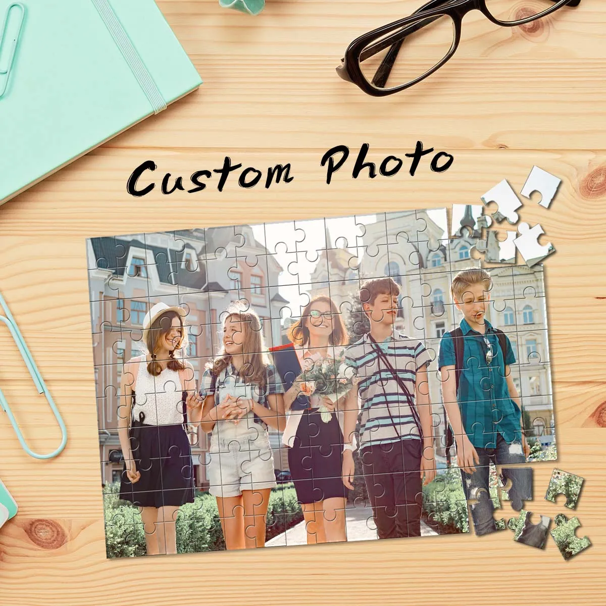صورة مخصصة مبتكرة للأطفال الصغار، صورة قابلة للتخصيص، صورة شخصية، ألغاز مخصصة في الصور للأطفال، لعبة يدوية