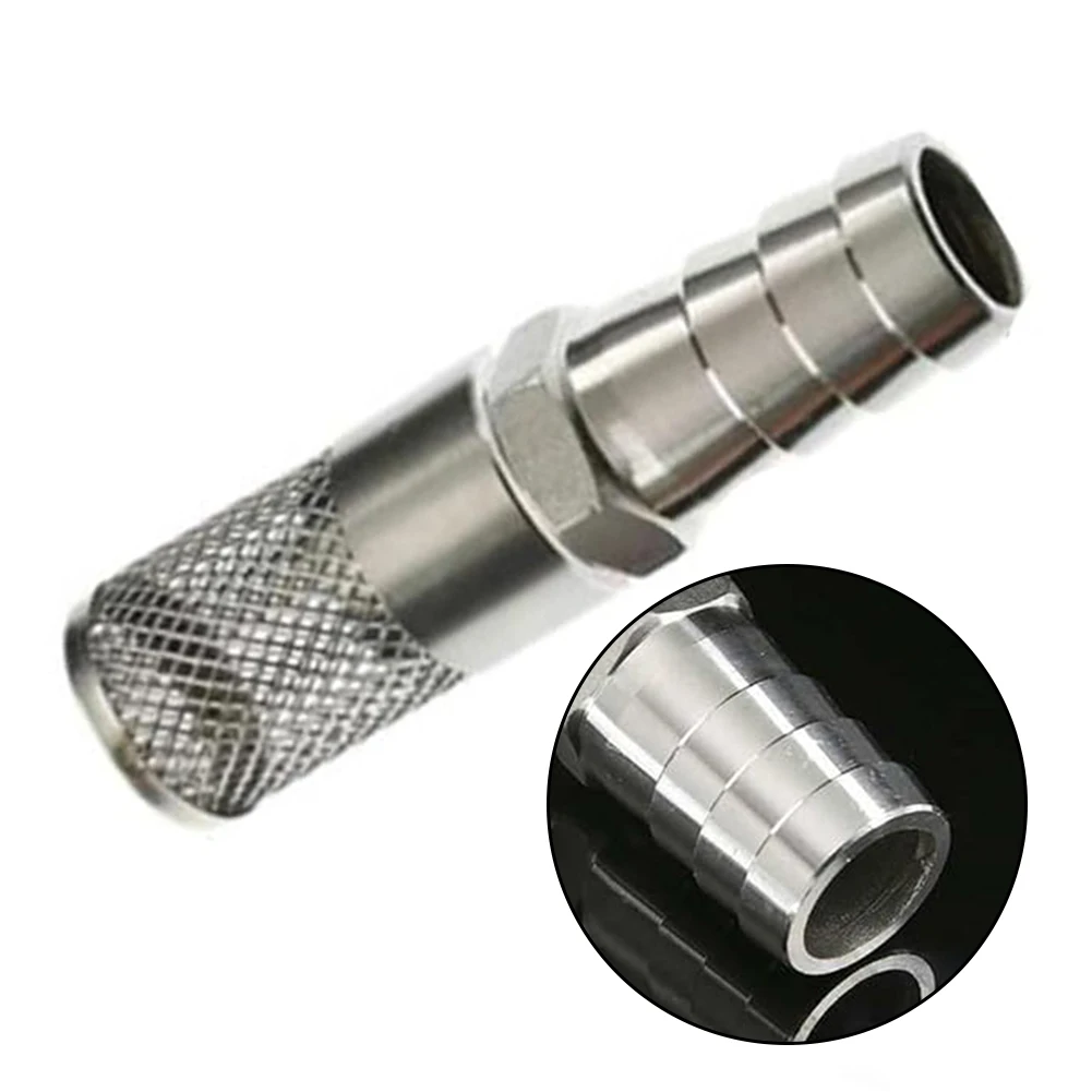 Per tubo flessibile pompa 304 filtro tubo flessibile a rete filtro farpa temperature estreme 20mm-24mm filtro tubo flessibile di facile installazione