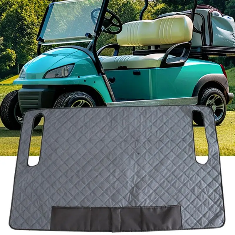 Capa de assento de toalha para carrinho de golfe, capa antiderrapante para assento de golfe, capa antiderrapante para assento de carrinho de golfe para clima frio