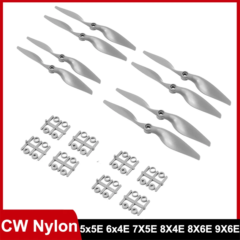 

Gemfan 5x5E 6x4E 6040 7X5E 8X4E 8X6E 9X6E 10X5E 12X6E CCW Nylon Propeller 2-Blades High Speed Props for KV2200-2450 Motors