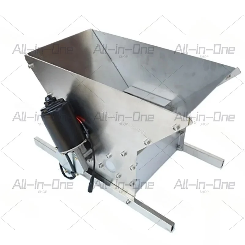Can Crusher Electric Stainless Steel Electric Double Wheel Crusher Small Family Home Wine Wine Fruit Wine 216W 24V