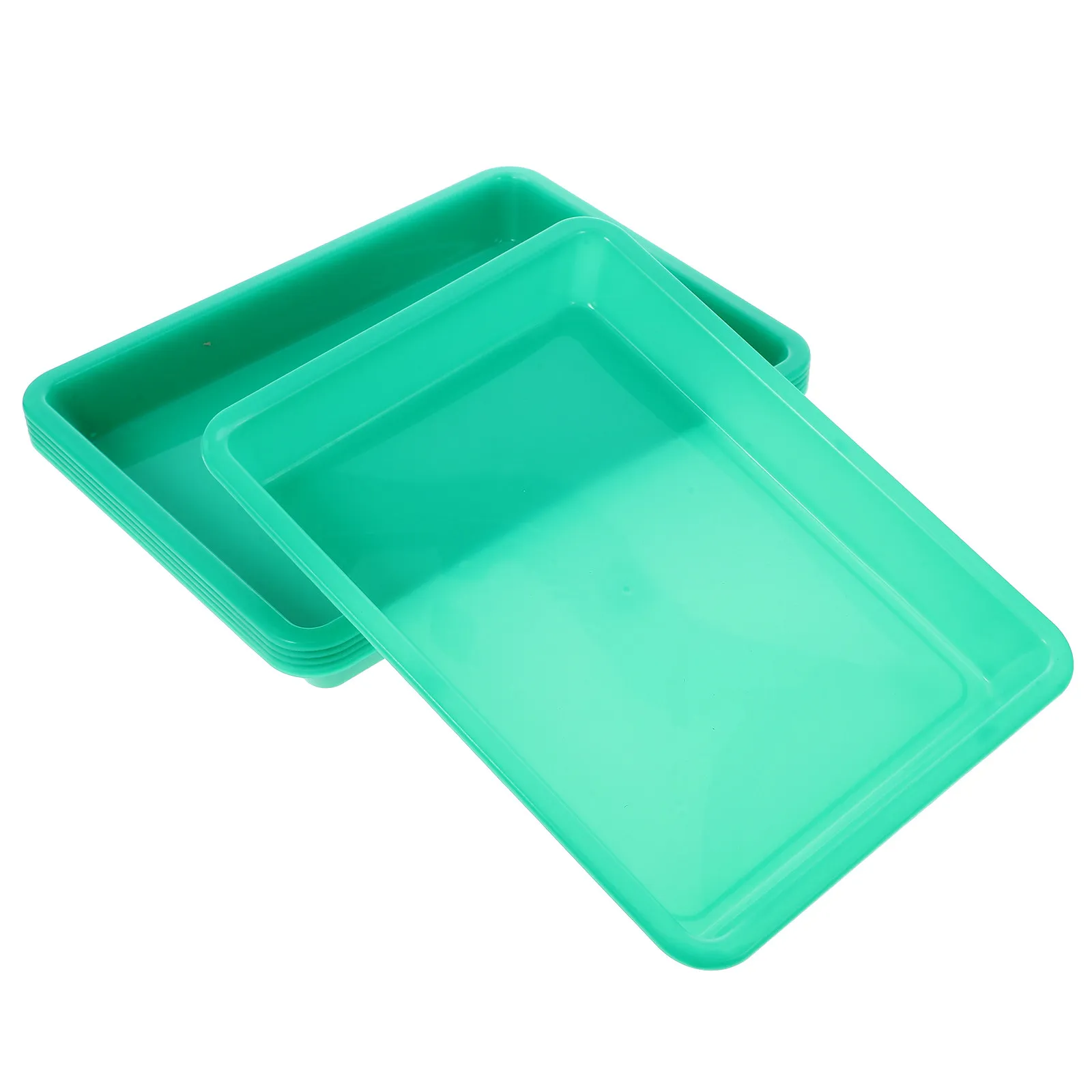 

6Pcs Puzzle Sorting Tray PP Material Lightweight Portable Reusable Organizing Tray for Puzzles Blocks Beads DIY Projects